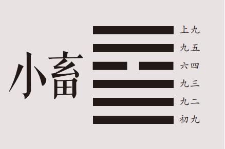 国易堂讲易经：小蓄卦详解，小蓄卦原文、卦名、卦画、卦辞、爻辞、彖传、象传及小蓄卦象数理占。