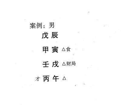 八字命理弱势格局:从财格标准格局举例说明(二)