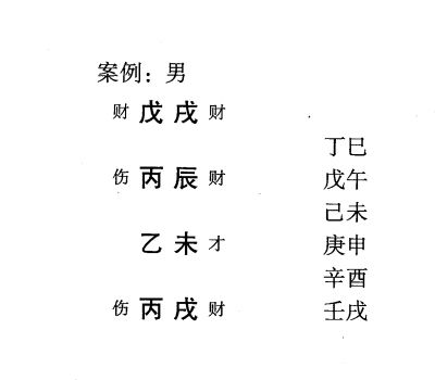 八字命理弱势格局:从财格标准格局举例说明(一)