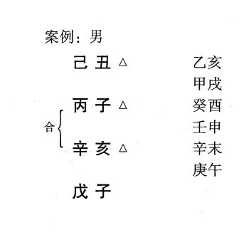 化格之丙辛化水格案例说明:应以金为喜神，水为用神