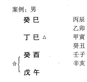 化格之戊癸化火格案例:天干戊癸合化，得月令巳火，地支巳午，忌金水而喜木火