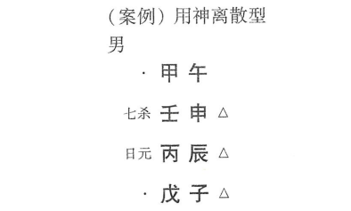 四柱的用神，能围绕日柱干支团聚、团圆、凝合在一起， 则为上等用神，称为真神