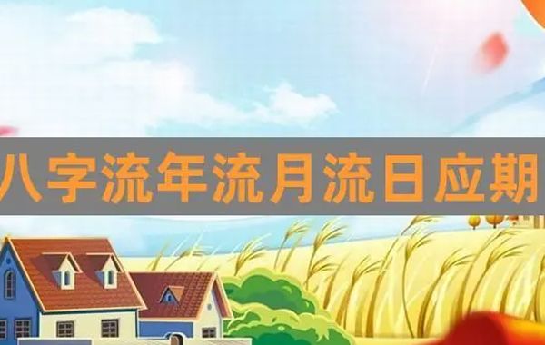 流年斗君、流月、流日、流时的基本概念以及推断的基本规则