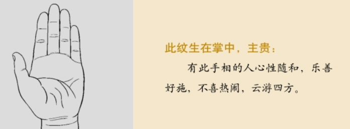 手相图解：手势纹路决定了人一生的运势；智慧纹；山光纹；住山纹；隐山纹