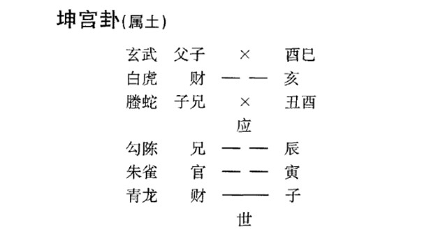 六爻预测病理病因实例：近病逢合老母命不长久；三合克用占病定难延年