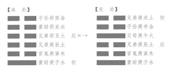 古代筮例之五行相生求占兄已得重罪，母叩问能求否，得“复之雷”卦何解