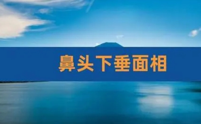 看鼻观相：鼻孔大，宽容体贴;鼻孔小，心思缜密；鼻头下垂，无经济头脑；鼻翼丰满，荣华富贵