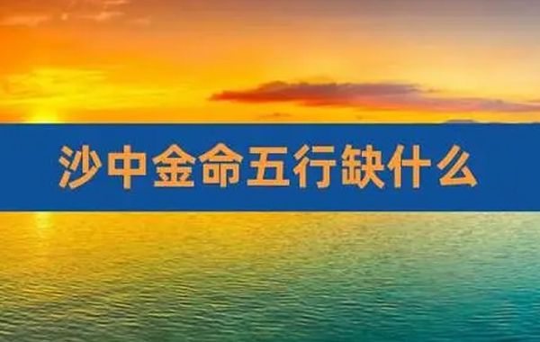 八字纳音沙中金，山下火，平地木，壁上土，金泊金五行属性解析